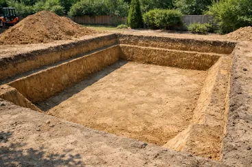 excavación de piscinas